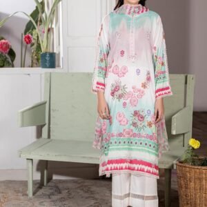 Gul Pasand 3-Piece Unstitched Lawn Suit with Boring Embroidered Lawn Shirt & Embroidered Chiffon Dupatta
