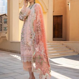 Sobia Nazir Design 5B – Embroidered Unstitched Lawn Suit with Net Dupatta