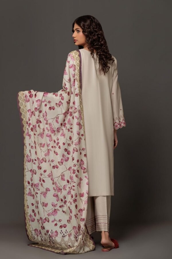 BONANZA SATRANGI-  3-Piece Unstitched Embroidered Cambric Suit